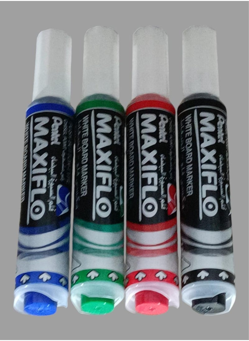 Pentel 4-Piece White Board Marker Set Multicolour  - Image 1