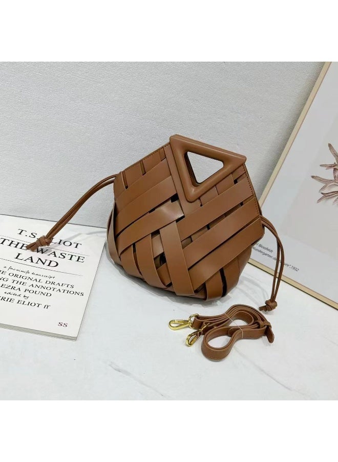 حقيبة BOTTEGA المحمولة مع حزام طويل من الجلد