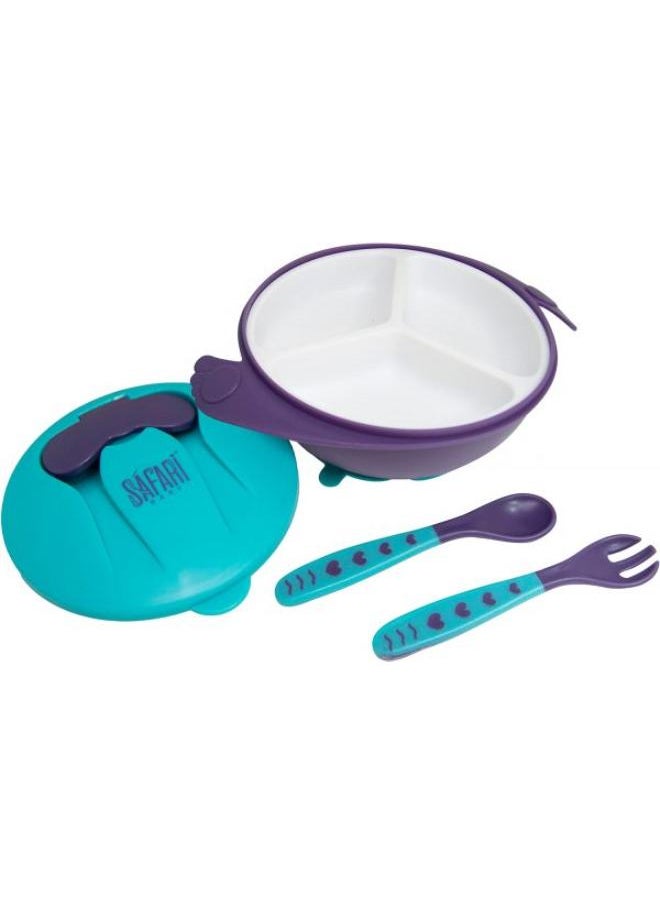 Safari Detachable Bowl With Spoon And Fork  - Image 3