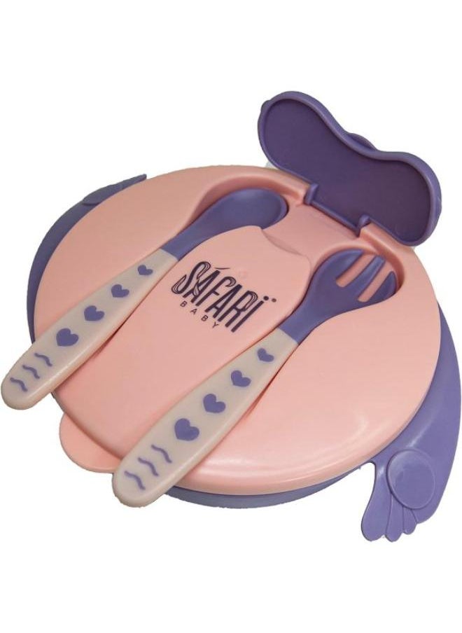 Safari Detachable Bowl With Spoon And Fork  - Image 2