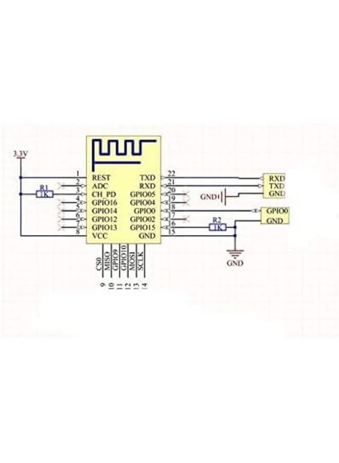 Wifi Serial Module Board For Arduino Esp8266 Esp 12F  - Image 2