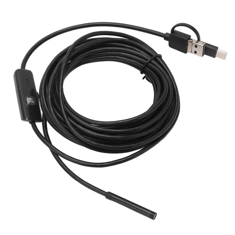 منظار داخلي 5.5 مم كاميرا منظار USB 3 في 1 مقاومة للماء IP67 للفحص والصيانة 5 متر / 16.4 قدماً - Image 2