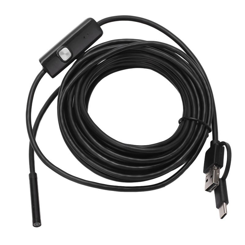 منظار داخلي 5.5 مم كاميرا منظار USB 3 في 1 مقاومة للماء IP67 للفحص والصيانة 5 متر / 16.4 قدماً - Image 3