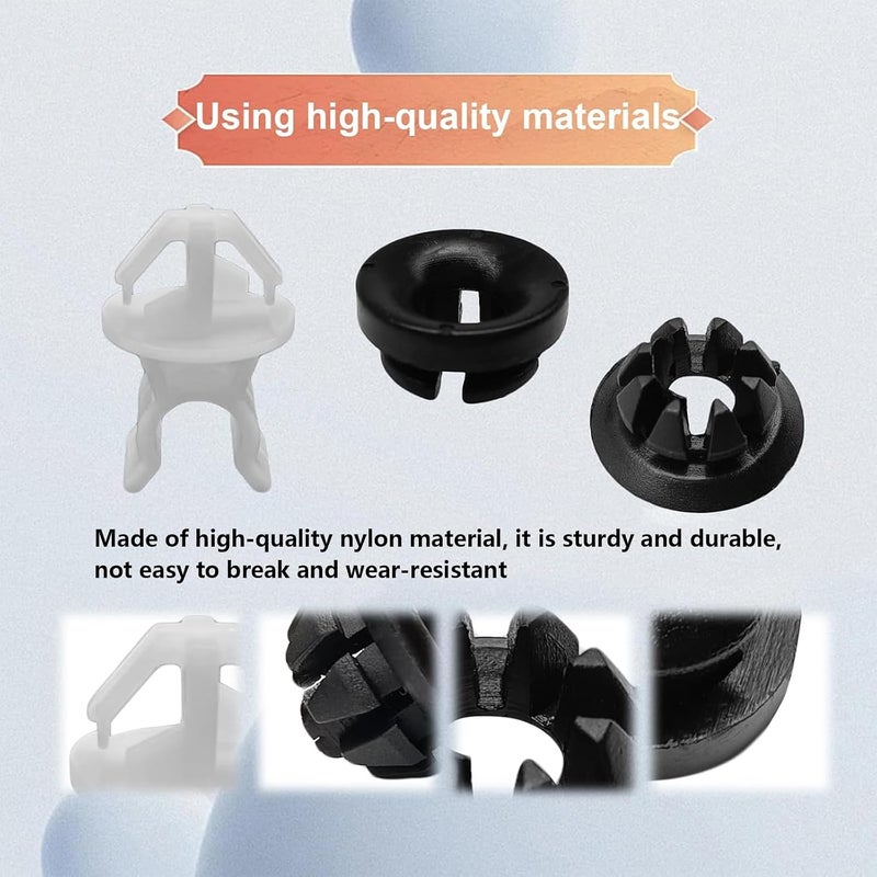 Icyhaws 3PCS Car Hood Support Prop Rod Clips, Hood Rod Grommet Clips #91503-SS0-003 91604-SD2-013 Compatible with Honda Accord Odyssey Demand fit global economical quality - Image 4