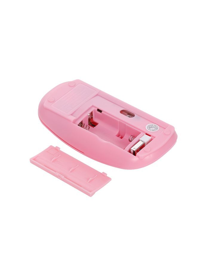 NIBEMINENT Wireless Portable Mouse Pink  - Image 2