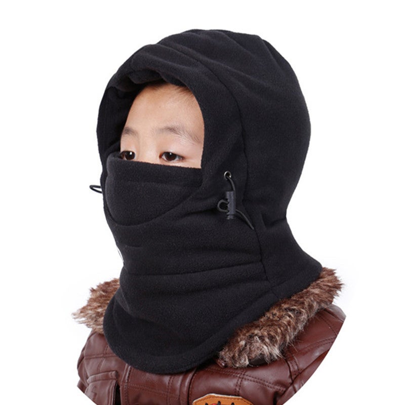 Kids Balaclava Hood Ski Face Mask Neck Warmer Winter Fleece Hat for Boys and   Girls - Image 2