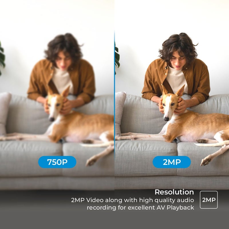 Trueview 2MP Smart CCTV Wifi Home Security Camera with Pan Tilt 360 View 2 Way Talk Cloud Monitor Motion Detect Supports SD Card Up to 256 GB Night Vision 2MP Robot ATC Pack of 2 - Image 5