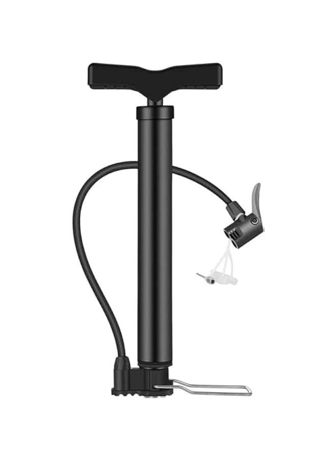TRASSLE Bike Pump, Bicycle Pump, Portable Hand Air Ball Pump, High Pressure Mountain Bike Pump with Presta and Schrader Valve,Mini Bicycle Tire Pump,Manual Air Pump Inflator  - Image 1