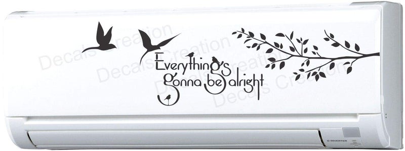 Decals Creation Vinyl Split AC, Wall Sticker (Multicolour, Sticker Code 28)-Self-Adhesive - Image 2
