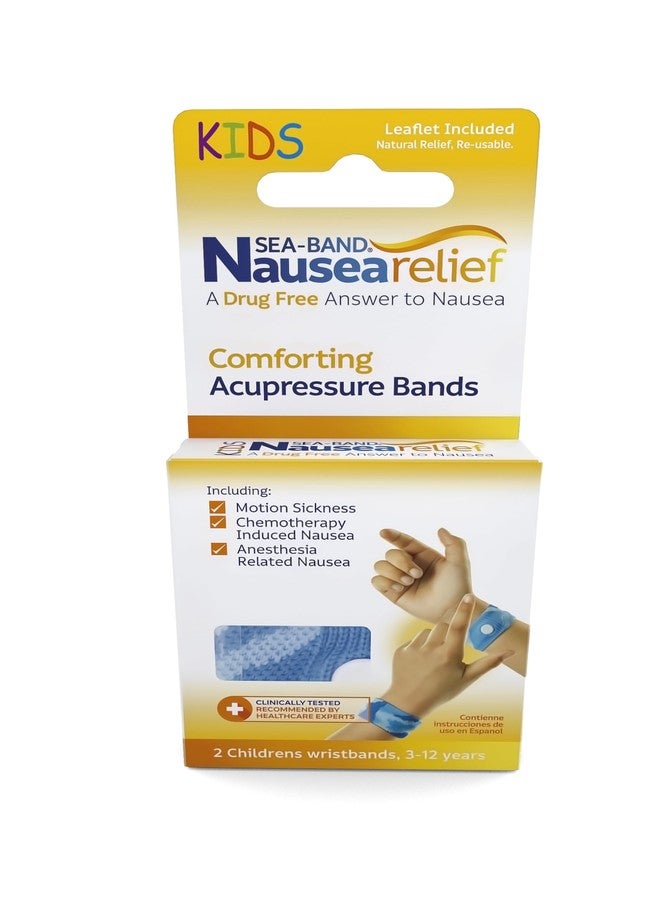 سي-باند سوار سي-باند لعلاج الغثيان الصباحي وغثيان الحركة، للأطفال، زوج واحد أزرق - Image 4