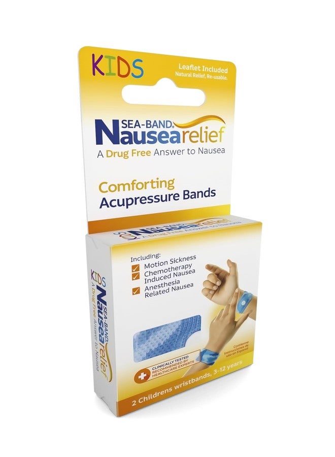 سي-باند سوار سي-باند لعلاج الغثيان الصباحي وغثيان الحركة، للأطفال، زوج واحد أزرق - Image 3