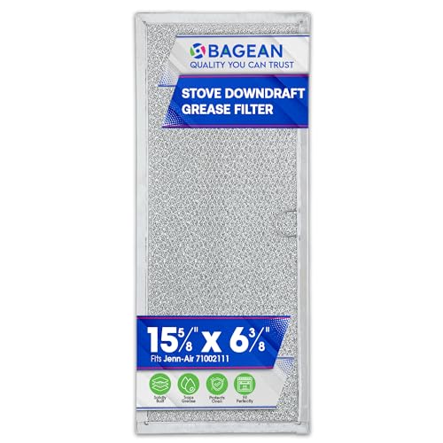 Bagean Downdraft Stovetop Filter Replacement 15.60” x 6.40” - 71002111 Fits Jenn Air Downdraft Grease Filter - Range Oven Filters for Jennair Vent Protects the Stove Fan & Filters the Air (1-Pack) - Image 1