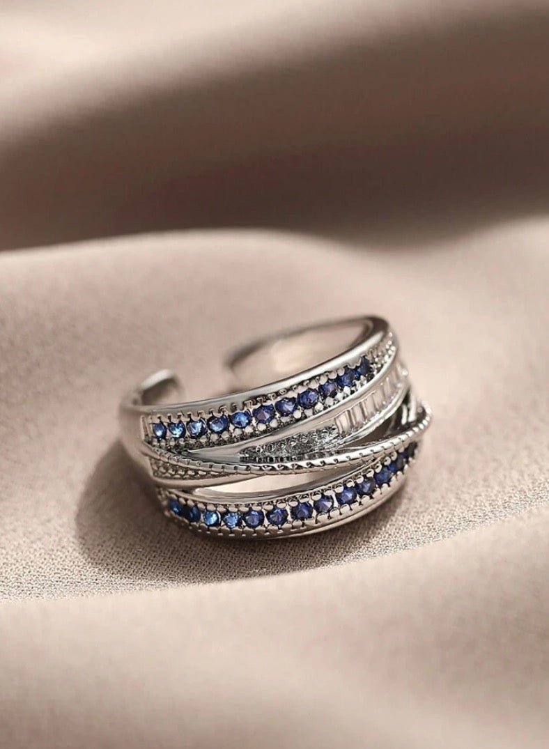 إيكوال خاتم نسائي من الاستانلس ستيل انيق وعصري بمقاس موحد - Image 4