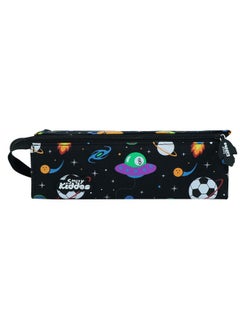SMILY KIDDOS Smily Kiddos Polyester Smily Tray Pencil Case (Black) | Kids & School Pencil Case  - Image 1