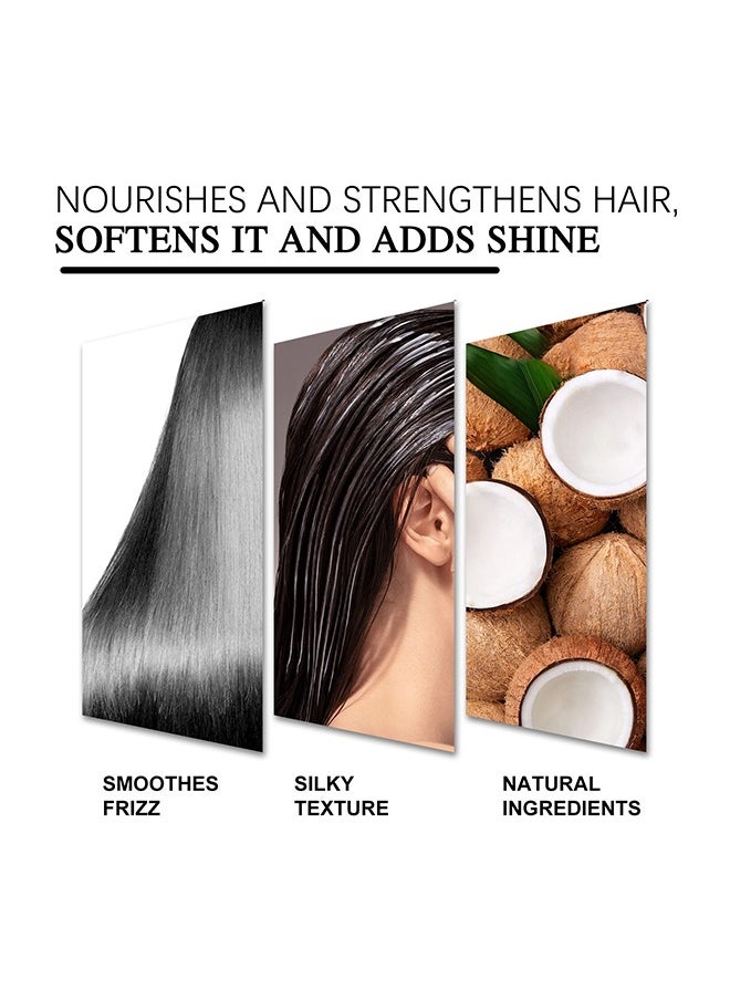 EELHOE - Hair mask - Softens Hair and Smooths Frizzy, With Collagen, Argan Oil - Helps Repair Hair And Reduce Damage From Heat, Sun, Coloring - Moisturizing Keratin Hair Mask For Split Ends, Hair Loss 50ml - Image 1