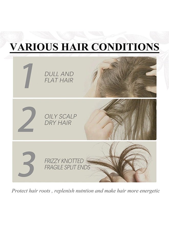 EELHOE - Hair mask - Softens Hair and Smooths Frizzy, With Collagen, Argan Oil - Helps Repair Hair And Reduce Damage From Heat, Sun, Coloring - Moisturizing Keratin Hair Mask For Split Ends, Hair Loss 50ml - Image 1