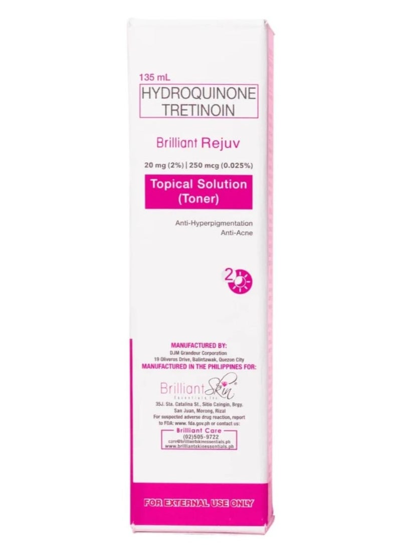 بريليانت سكين تونر مجدد للوجه 135 مل - Image 3