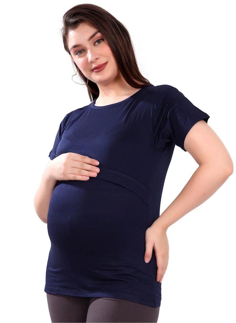 TUMMY TUMMY Maternity & Nursing Double Layered Pull-On Top Pack of 2pc