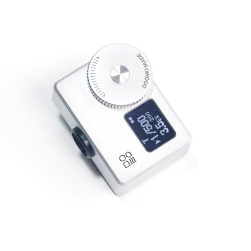 DOOMO MADE OLED Light Meter, Meter S, New Screen Design, Real-time Metering and One-Button Metering for Vintage Cameras (Chrome) - Image 1