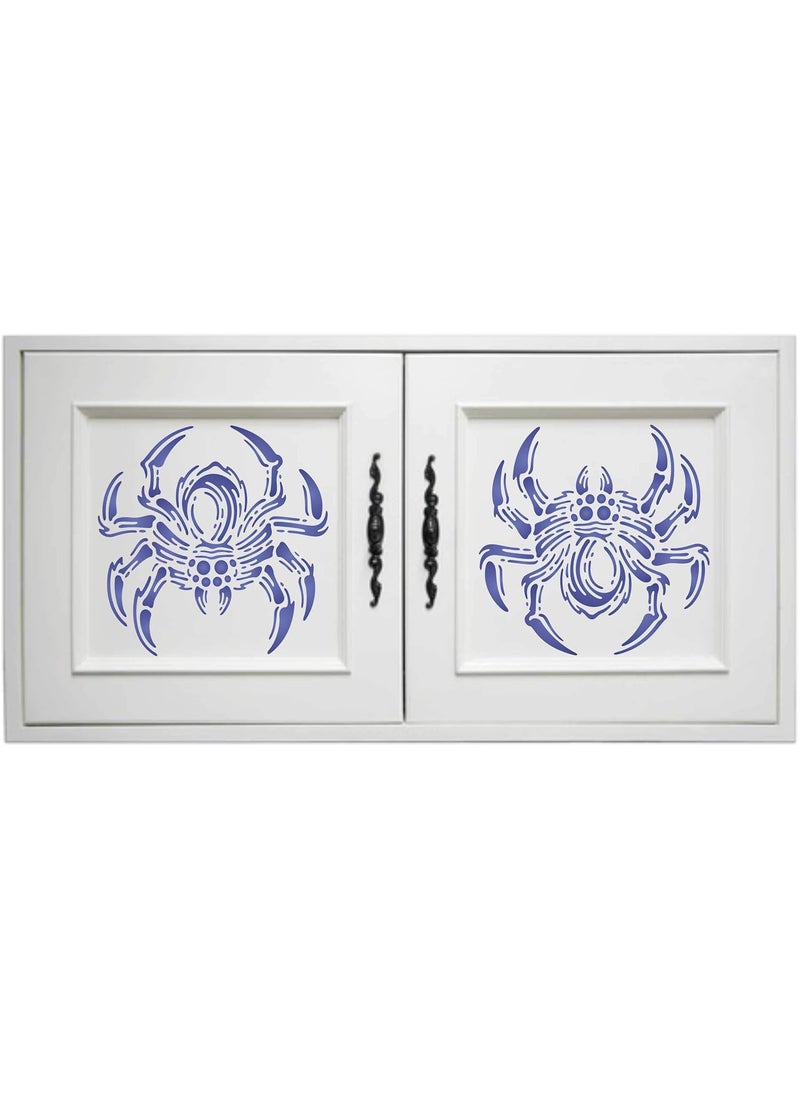 Usnyabni Tarantula Stencil, 6.5 x 6.5 inch (L) - Large Hairy Spider Insect Bug Stencils for Painting Template  - Image 4