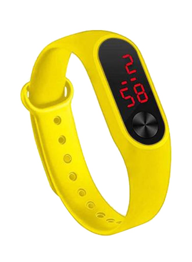 أيه بي جي ساعة يد رقمية بسوار مصنوع من السيليكون