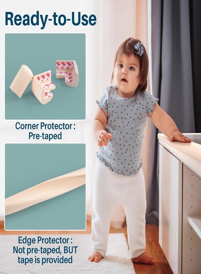 FASTMART Corner Protector for Sharp Edges Table Corner Protector for Baby Bed Corners Edge Protector Child Safety Corner Edge Corner Safety Guard for Kids (Corner Roll) Pack of 1 - Image 3