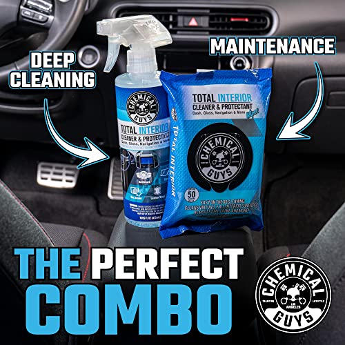 Chemical Guys PMWSPI22050 Total Interior Cleaner & Protectant Wipes Mega 50 Pack, Safe for Cars, Trucks, SUVs, Jeeps, Motorcycles, RVs & More ( 50 Ct) - Image 3