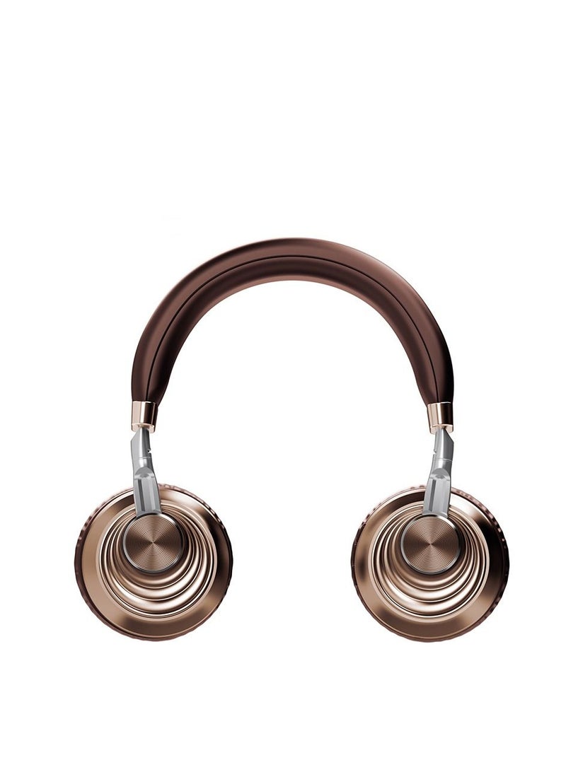 GULFLINK 200mah Folding Wireless Headset Bluetooth Competitive Game Music Sports Plug Cartoon Wireless Headset Brown - Image 2