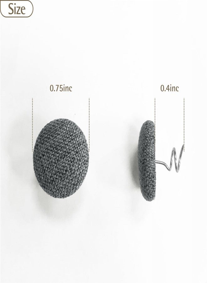 GXVOTN 14Pcs Upholstery Tacks Headliner Twist Pins for Sofa，Armchair Caddies, Armrest Covers,Bed Skirts, Keeps Furniture Covers in Place（Dark Gray） - Image 4