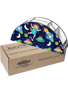 KutuTR Wooden Vip Space Series Desktop Pen Holder with Rainbow Ruler Organizer for Children Mounted Boxed  - Image 4