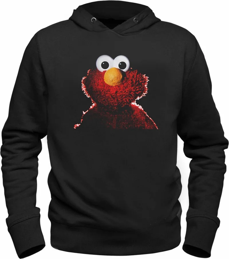 آلفا Sesame Street Printed Kids Black Sweatshirt