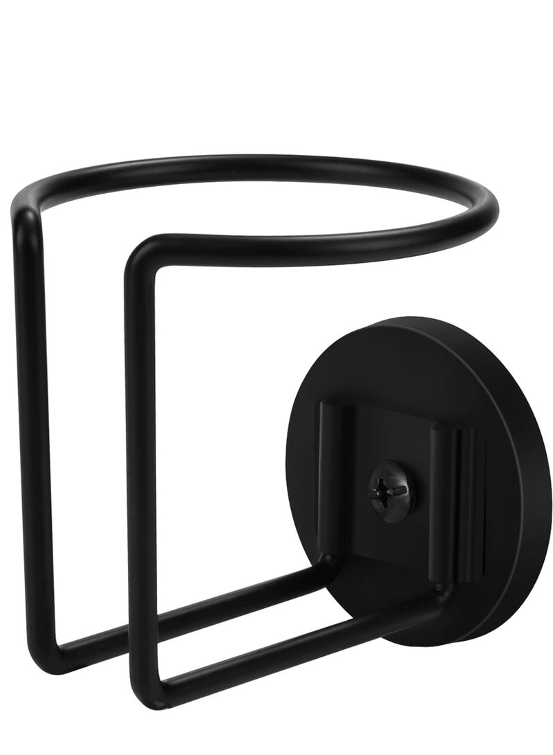 SYOSI Magnetic Cup Holder, Portable Strong Magnetic Cup Caddy, Stainless Steel Magnetic Drink Holder for Tractor Mower Truck School Bus Refrigerator Treadmill, Magnet Can Holder on Metal Surface (Black)  - Image 1