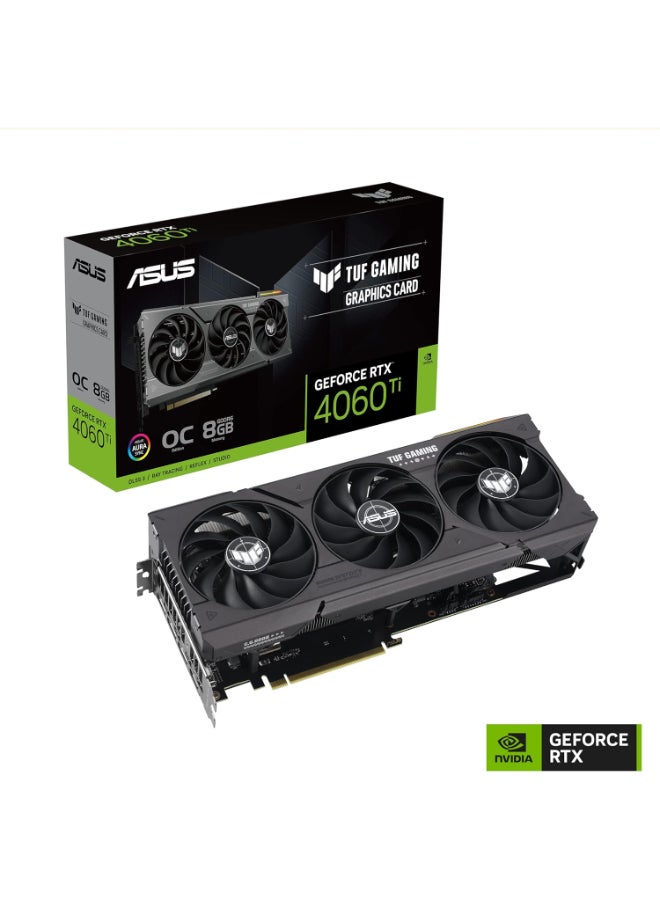ASUS TUF Gaming NVIDIA GeForce RTX 3060 Ti OC Edition Graphics Card (PCIe 4.0, 8GB GDDR6X, HDMI 2.1, DisplayPort 1.4a, Dual Ball Fan Bearings, Military-Grade Certification, GPU Tweak III) - Image 5