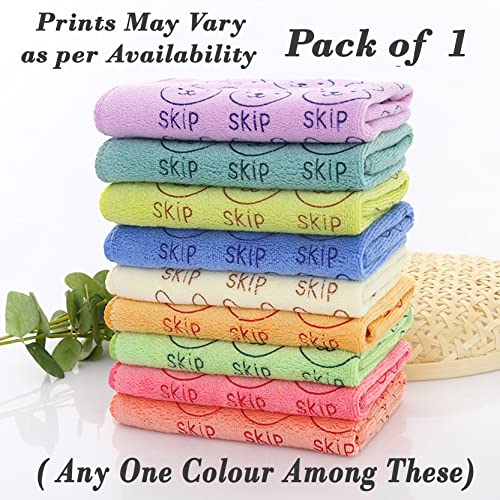 MOM CARE Microfiber Microfibre Bath Towels For Kids -Extra Soft Bathing Towel For Boys And Girls (Pack Of 3) Multi Color Medium L-60Cm X B-120Cm For 5 Years+, 300 TC - Image 5