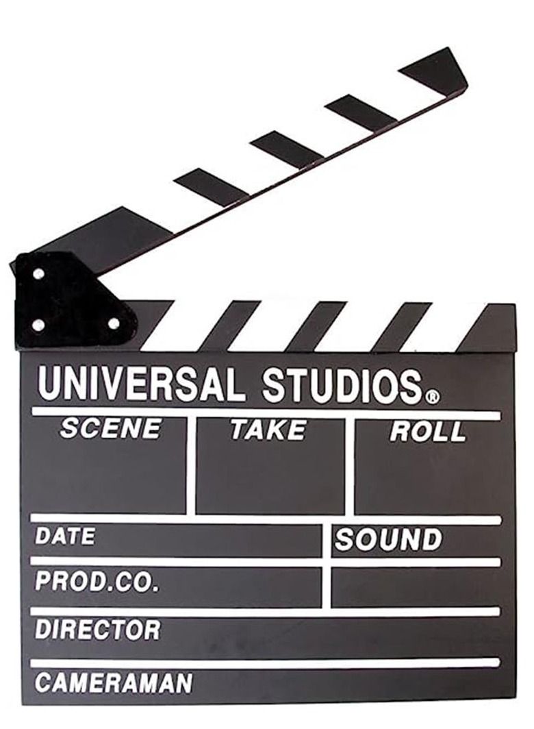 Generic Professional Vintage TV Movie Film Clap Board Slate Cut Prop Director Clappe  - Image 1