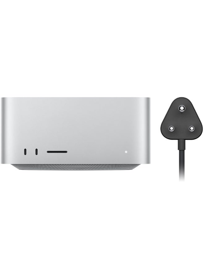 ابل  Mac Studio Apple M5 Max chip with 18‑core CPU, 32‑core GPU, 36GB, 512GB silver - Image 3