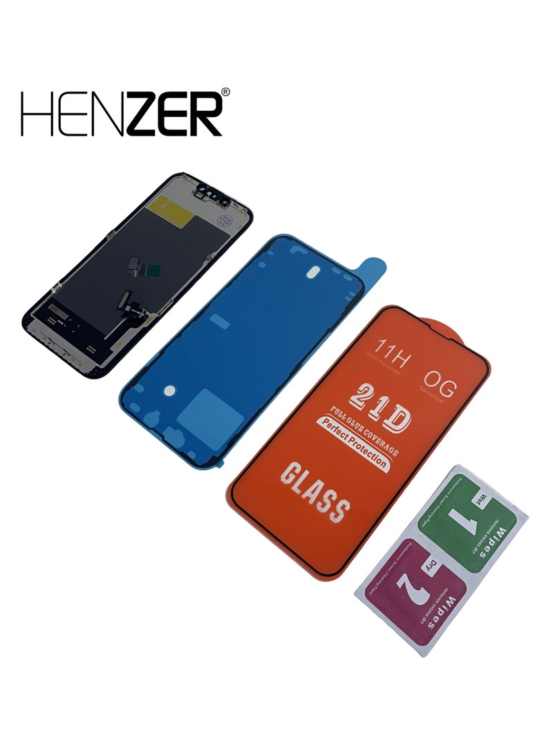 Henzer iPhone 13 Super Retina IPS  Wide Color Support Multi Touch HDR Screen With Oleophobic Coating Mercury Free Display - Image 4