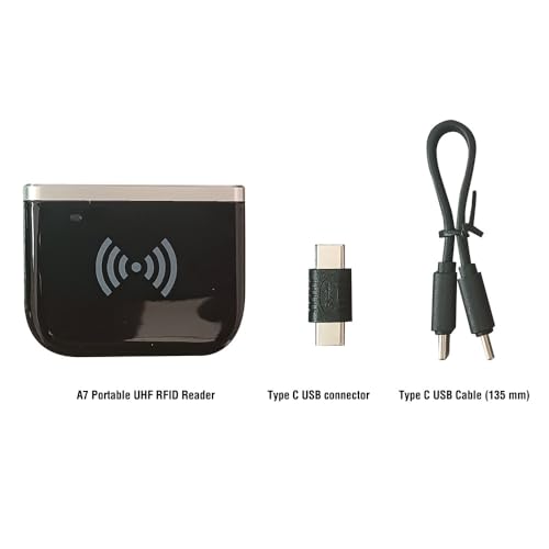 GEENFC قارئ كود RFID محمول Geenfc A7 UHF، واجهة USB من نوع C وبلوتوث 5.0، مدعوم من ويندوز وأندرويد وآي أو إس - Image 3