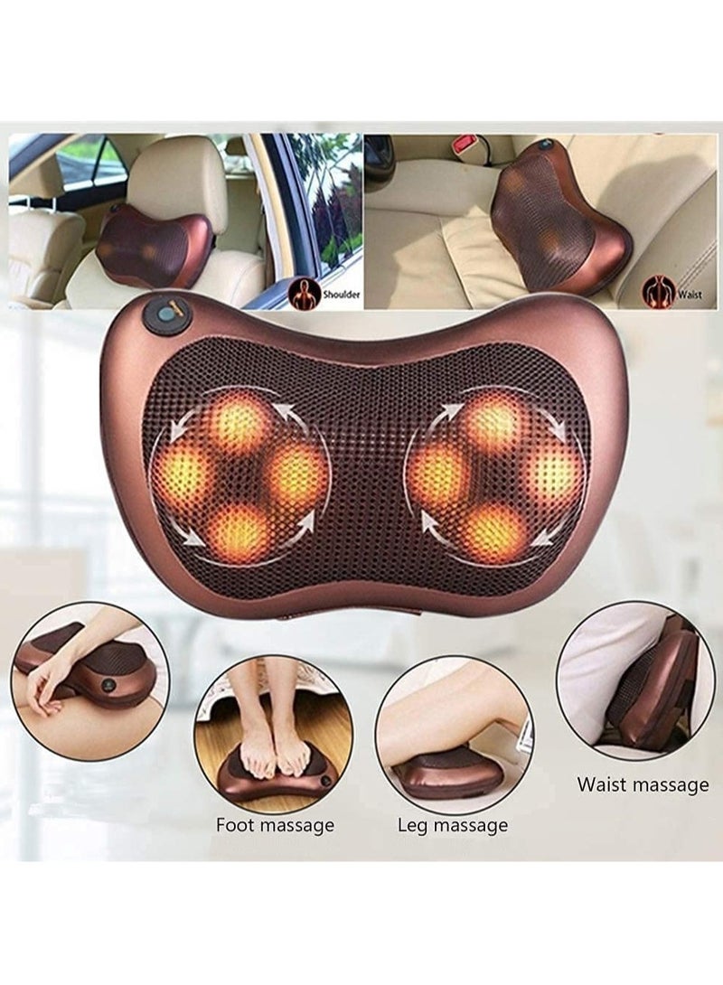 Prime by javaudan Electric Scalp Massager Portable Waterproof for Hair Growth with 4 Heads + Massage Pillow with 8 Heads Heater Neck  Body Electric Massager + Electric Leg Foot Muscle Stimulator Mat EMS Foot Massager - Image 4