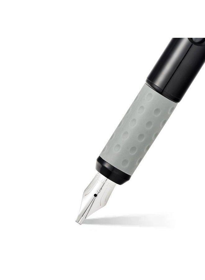 شيفر قلم حبر جاف Sheaffer Calligraphy Matte Black مع غطاء أسود وحواف سوداء غير لامعة في Hangsell - Fine  - Image 3