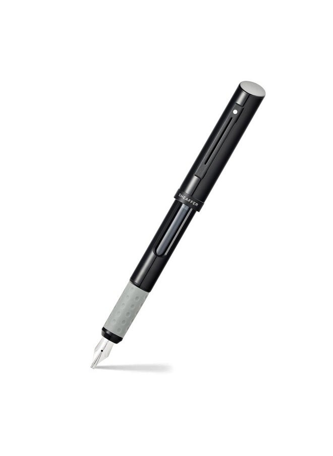 شيفر قلم حبر جاف Sheaffer Calligraphy Matte Black مع غطاء أسود وحواف سوداء غير لامعة في Hangsell - Fine  - Image 1