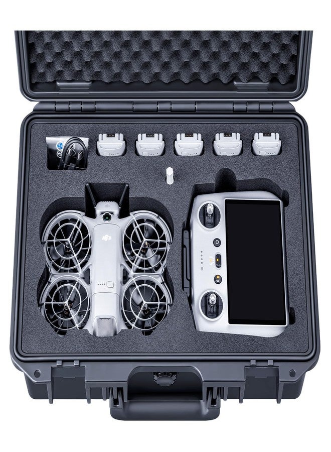ليكوس جراب Lykus Titan N220 الصلب المقاوم للماء لطائرة DJI Neo 2 ووحدة التحكم RC2/RC-N3/N2، يدعم حتى 9 بطاريات [الجراب فقط] - Image 1