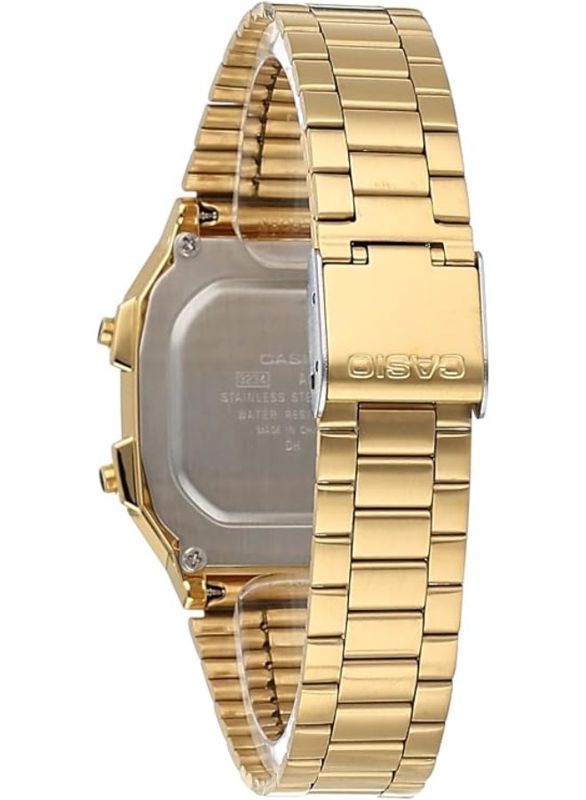 Casio Vintage Unisex Quartz Stainless Steel Digital Watch A178WGA-1ADF - Image 2