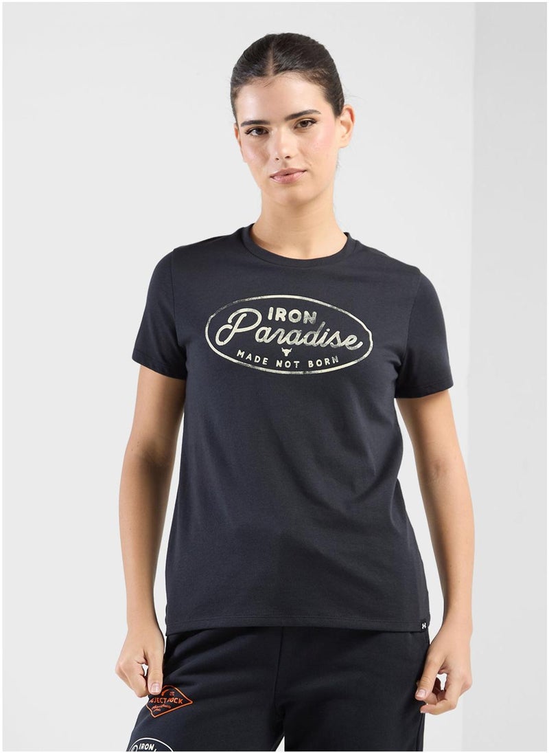 اندر ارمر تيشيرت بروجكت روك هيڤي ويت - Image 1