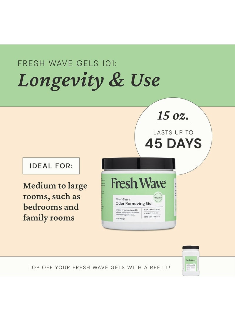 Fresh Wave Plant Based Original Odor Eliminating & Deodorizing Gel 425G - Image 5