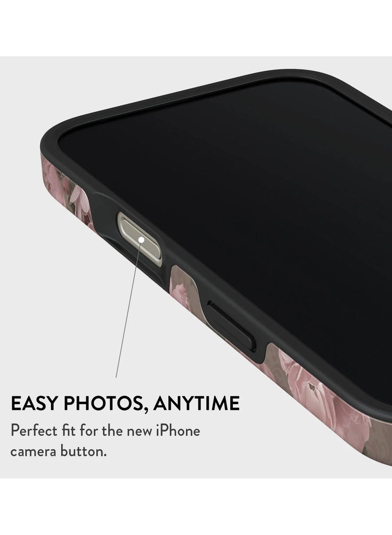 BURGA Phone Case Compatible with iPhone 16 Pro Max- Hybrid 2-Layer Hard Shell + Silicone Protective Case - Luxury Vintage Glamour - Scratch-Resistant Shockproof Cover - Image 5