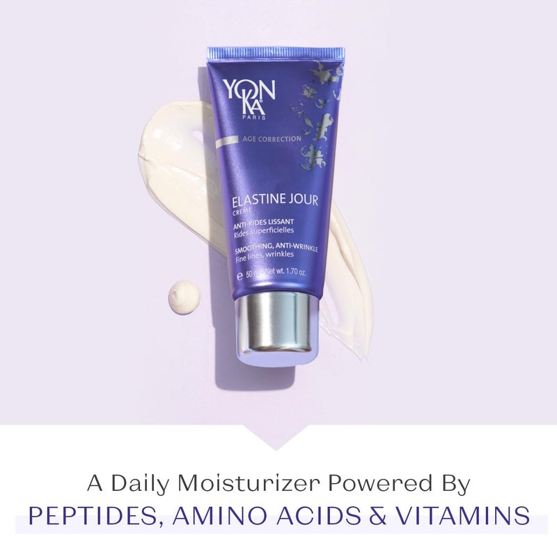 Yonka Elastine Jour Anti-Wrinkle Day Cream | Anti Aging Facial Moisturizer and Eye Cream | Soften Fine Lines and Wrinkles with Vitamin C and Elastin Peptides | Paraben-Free | 1.70 oz - Image 4