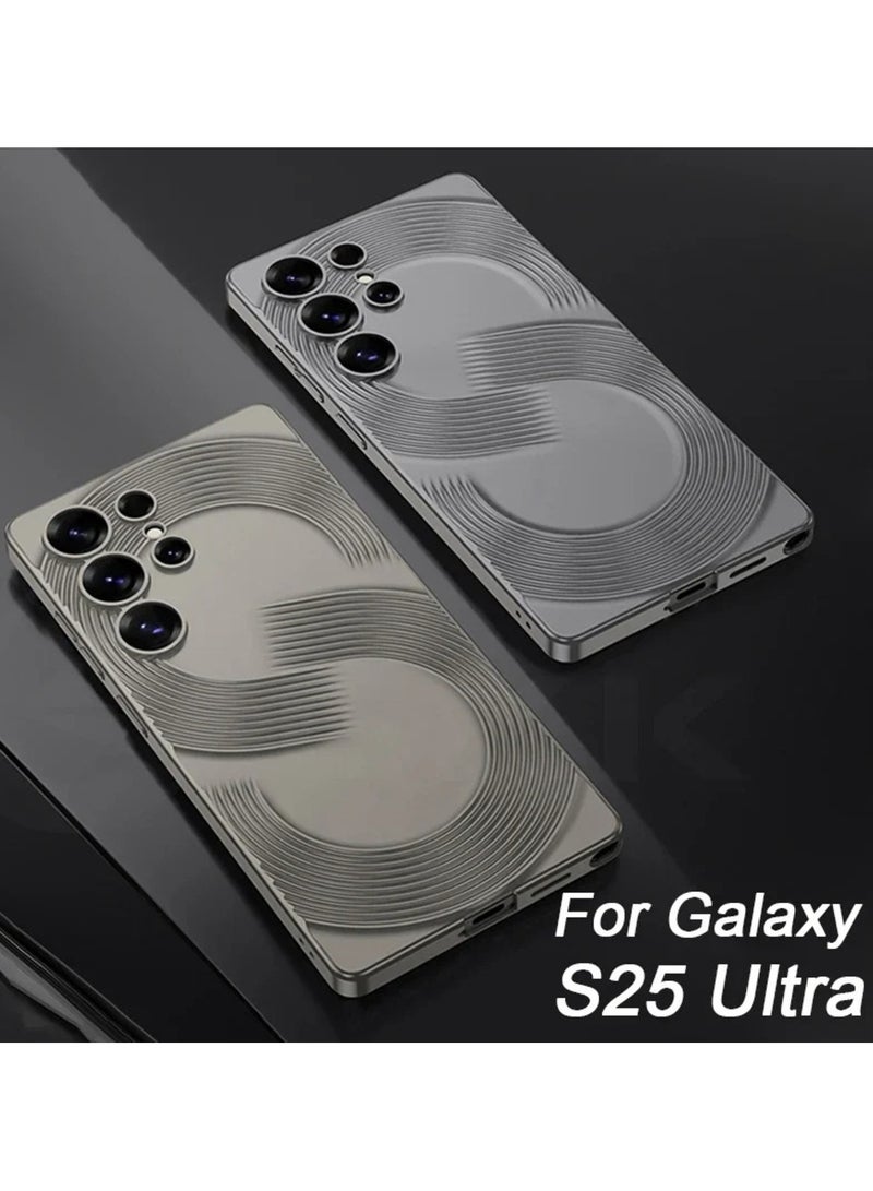GKK Luxury Painted Matte Case For Samsung Galaxy S25 Ultra 6.9 inch (2025) Hard Shell TPU with Soft Edge Cover Sports Design, Anti-Drop, All-Round Protection Phone Cover with Pen Slot Design - Pen Not Included  - Image 4