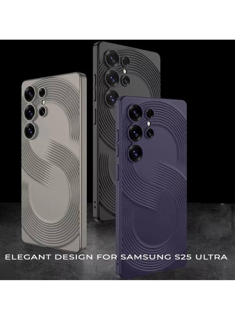 GKK Luxury Painted Matte Case For Samsung Galaxy S25 Ultra 6.9 inch (2025) Hard Shell TPU with Soft Edge Cover Sports Design, Anti-Drop, All-Round Protection Phone Cover with Pen Slot Design - Pen Not Included  - Image 5