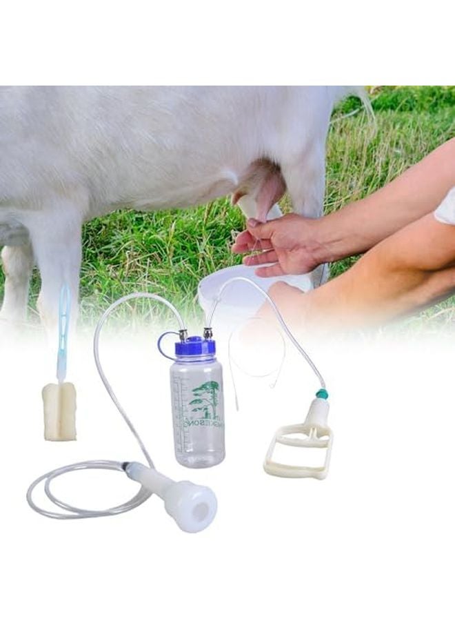 حلاب ماعز محمول خفيف الوزن بفراغ لجمع حليب الأغنام والماشية في المزارع الصغيرة - Image 3